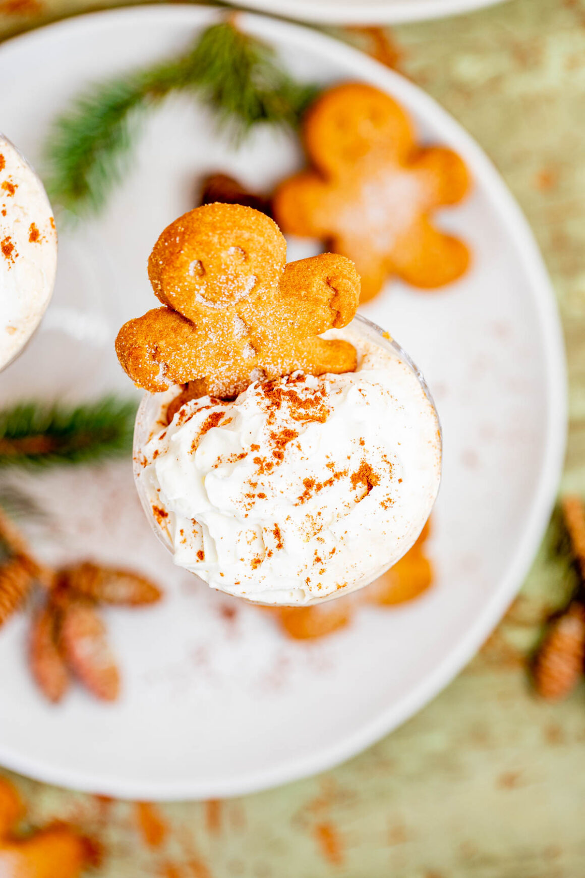 Gingerbread fills the air and the flavor of the holidays dances on your palate.