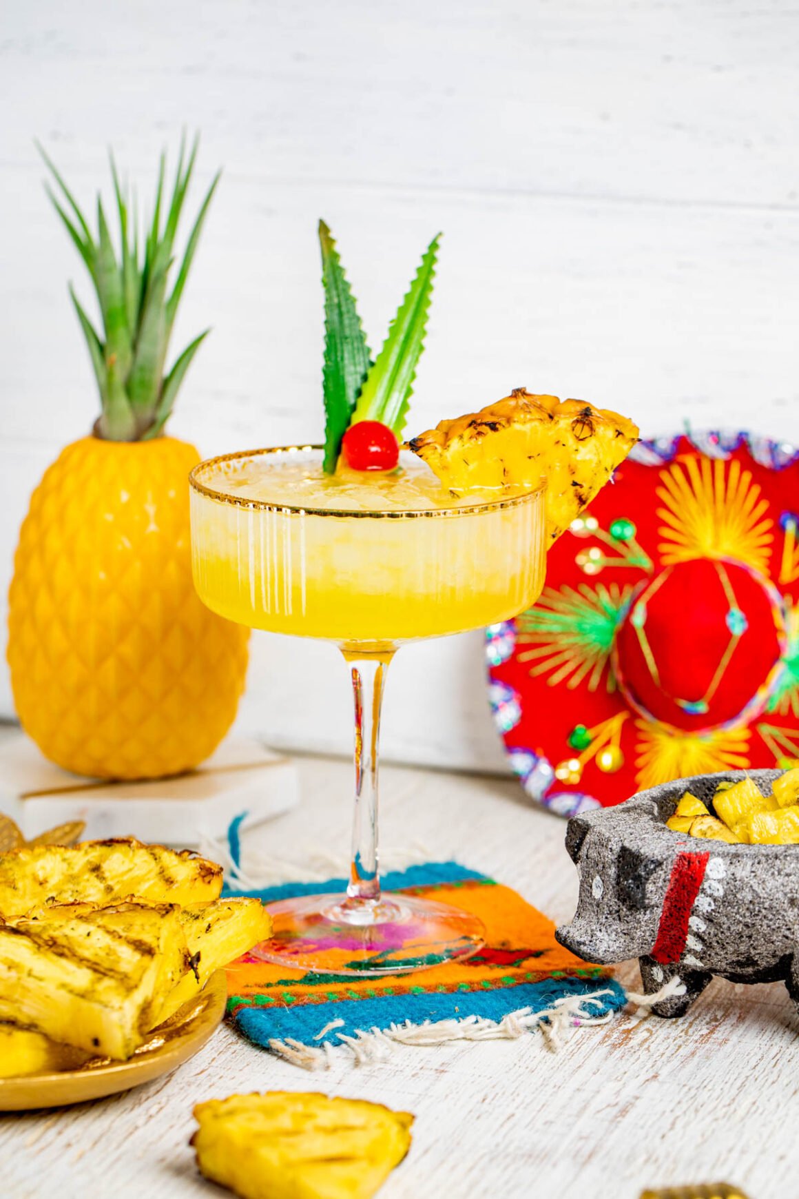 Delicious Grilled Pineapple Margarita