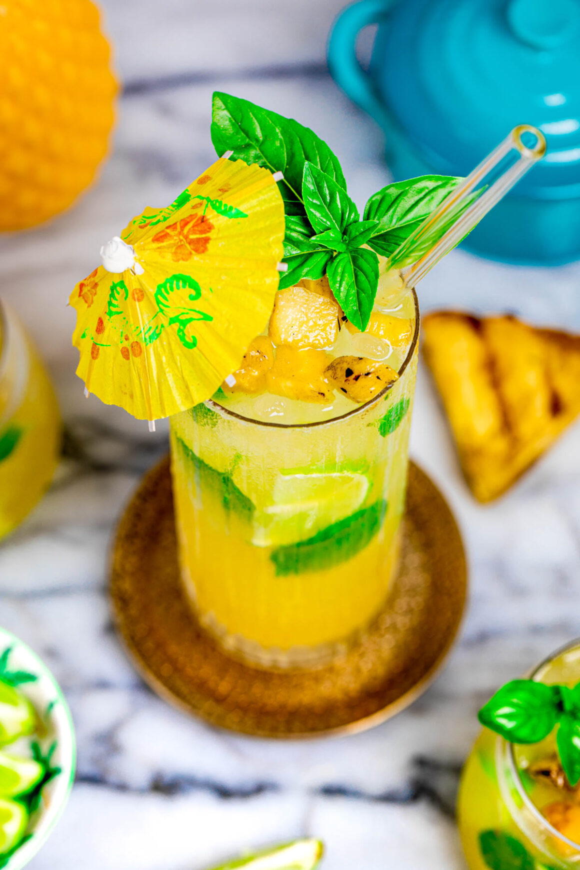 Best Grilled Pineapple Mojito