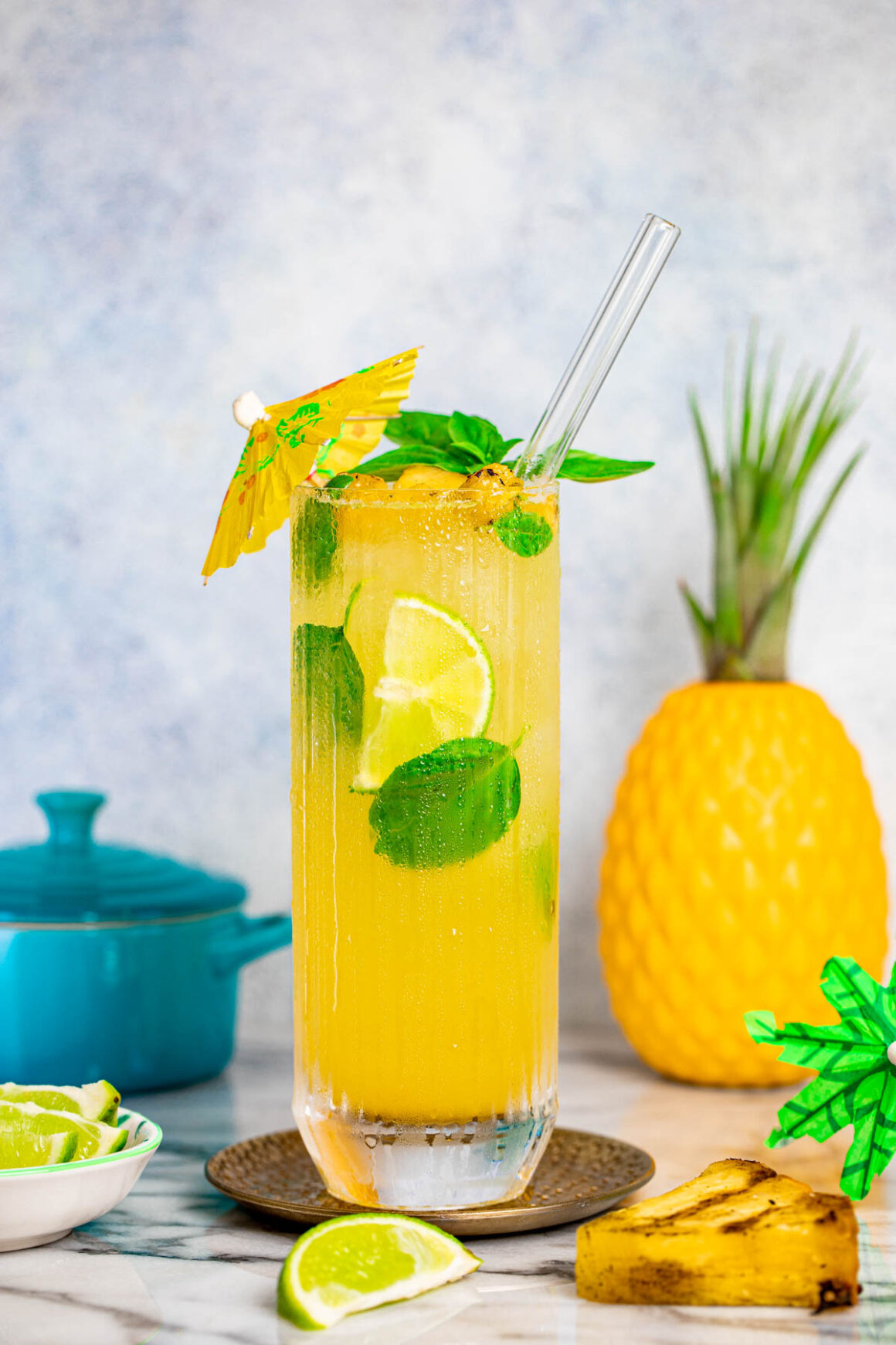 Grilled Pineapple Mojito Mixop