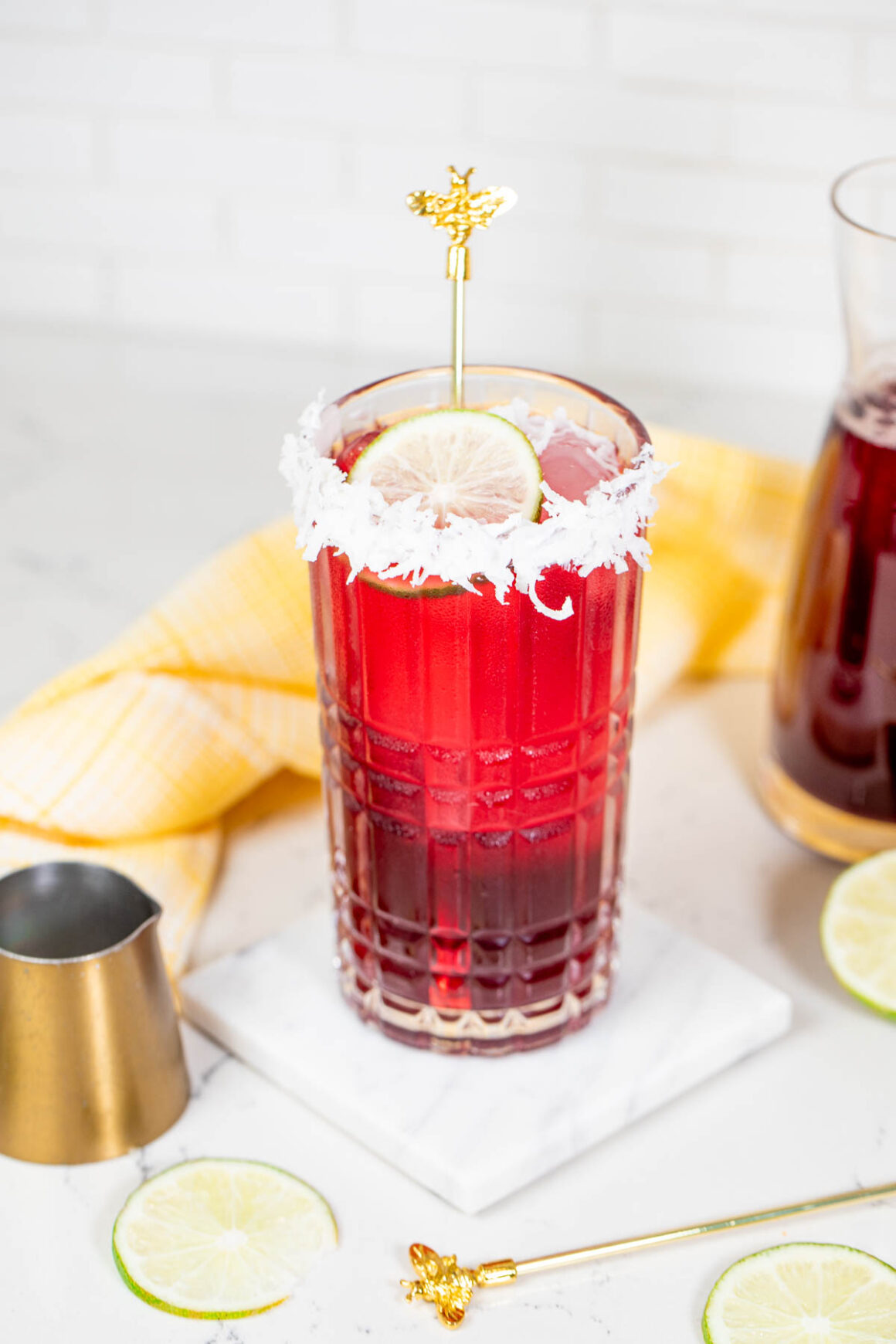 healthy mocktail combine ginger with beets