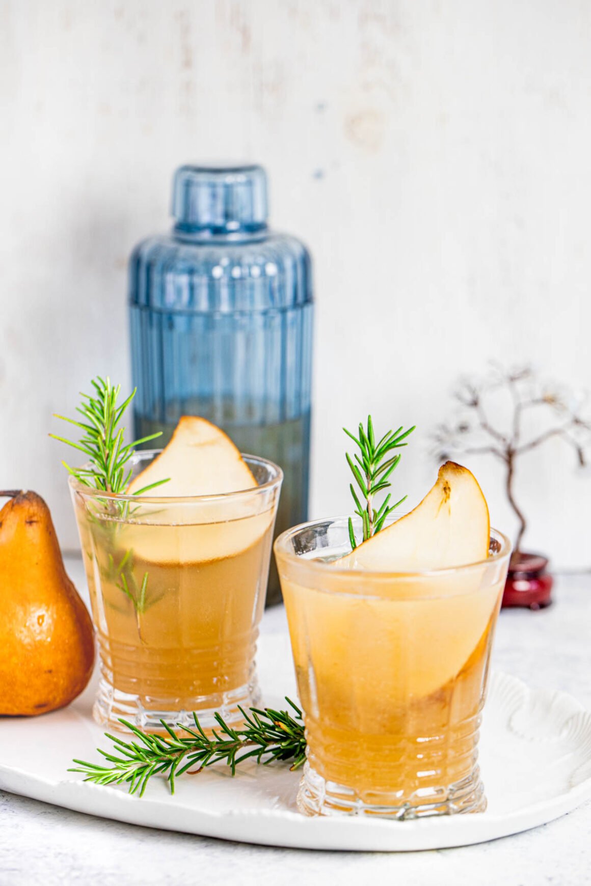 The Pear Gin cocktail is a delicious blend of sweet pear flavors and the botanical complexities of gin.