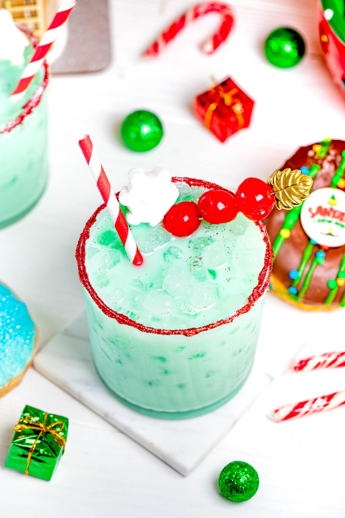 an other view of grinch cocktail recipe 