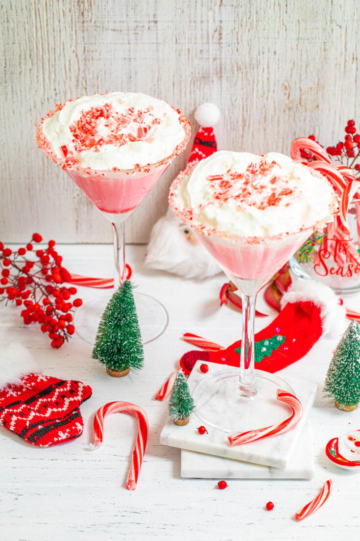 Candy Cane Martini, Holiday Cocktail