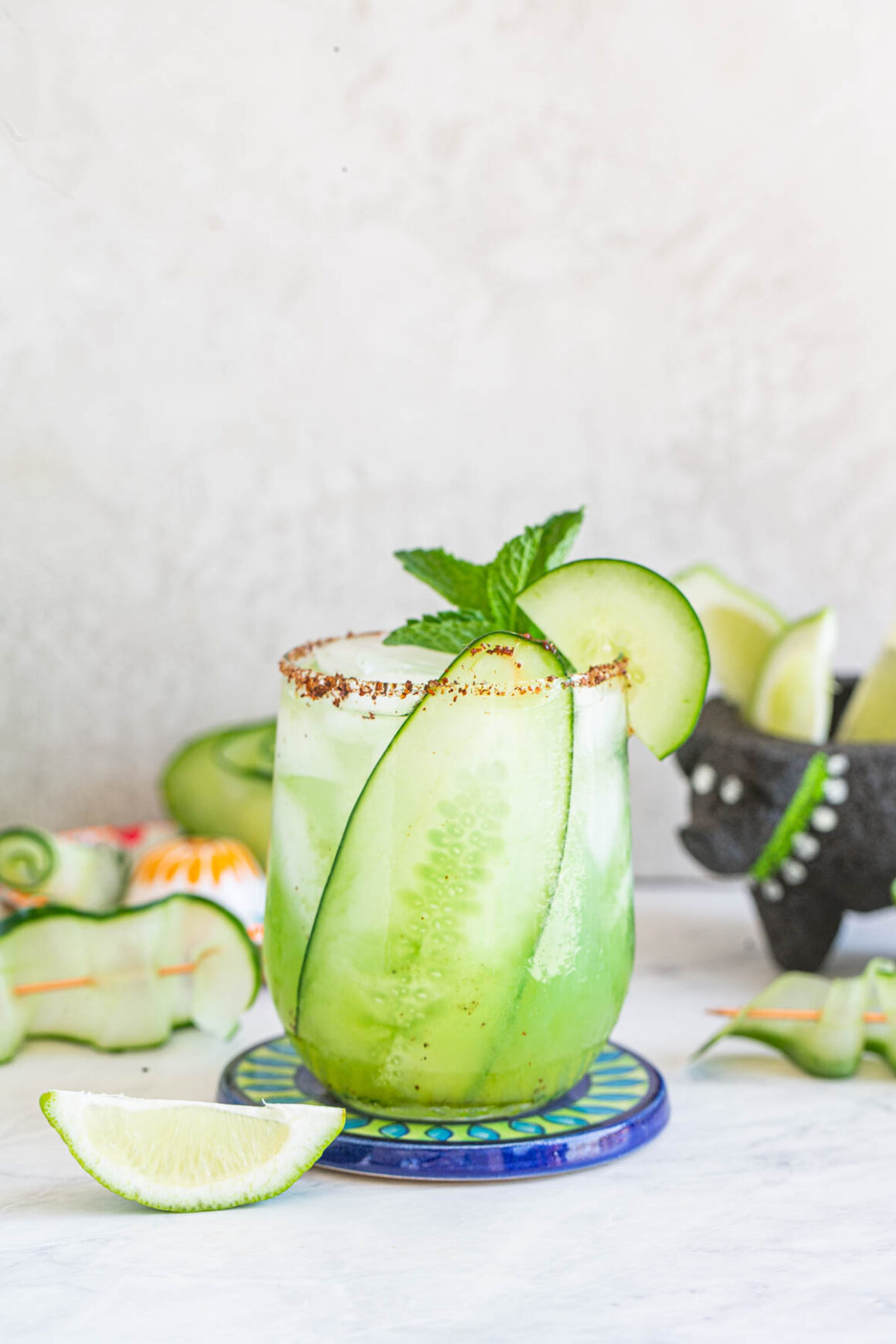 Refreshing Cucumber Margarita Recipe, very easy to make it!