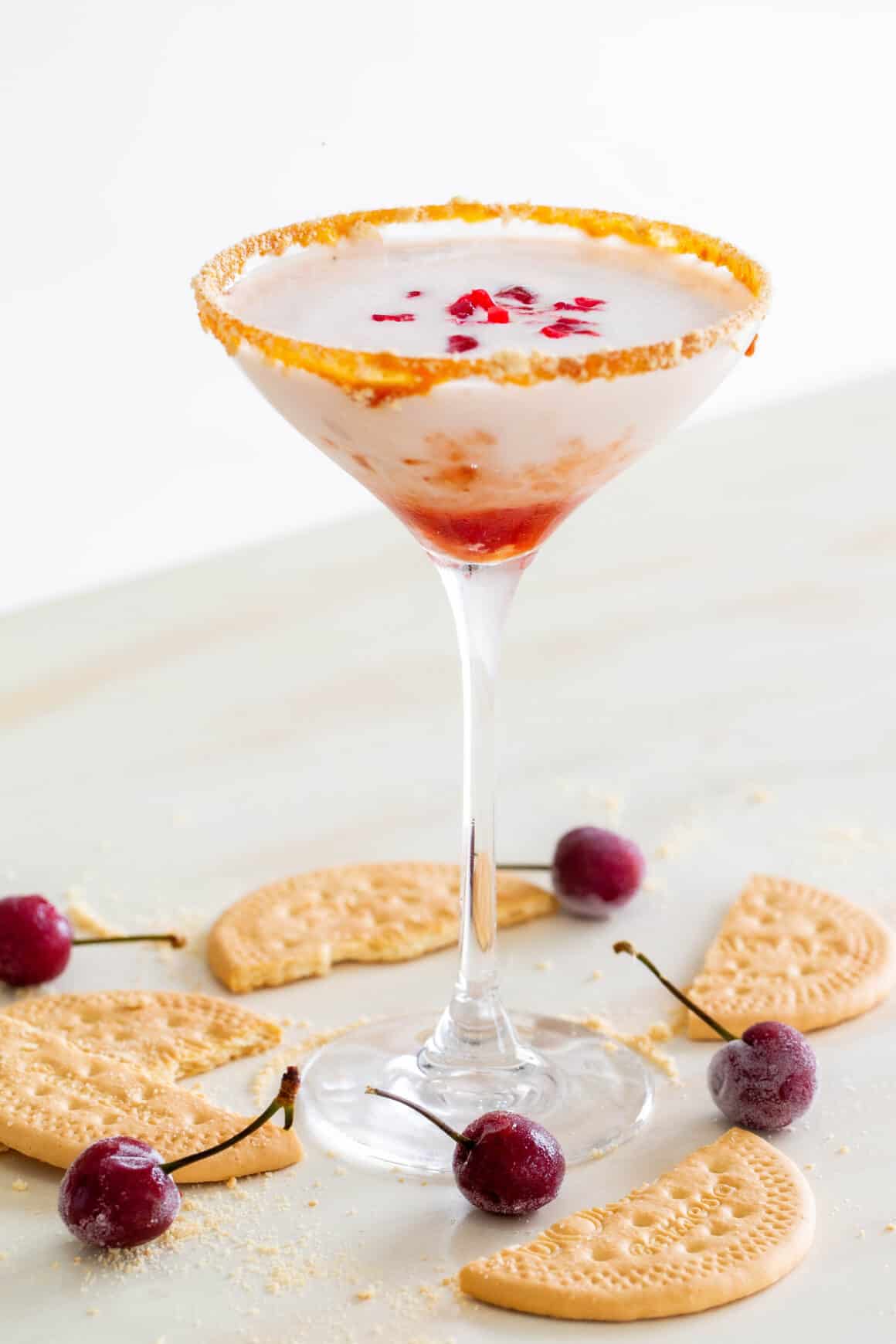 cheesecake martini cocktail