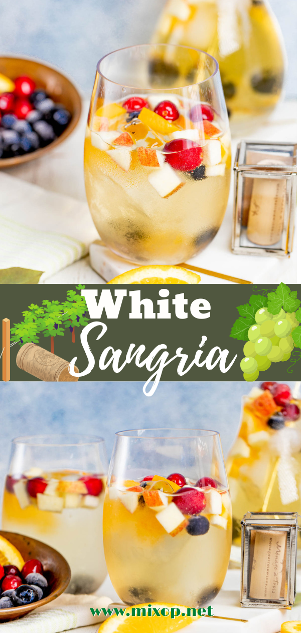 White Sangria is the perfect recipe for this summer and to celebrate this 4th of July with a refreshing, harmonious cocktail full of fruity flavor that everyone will love!

