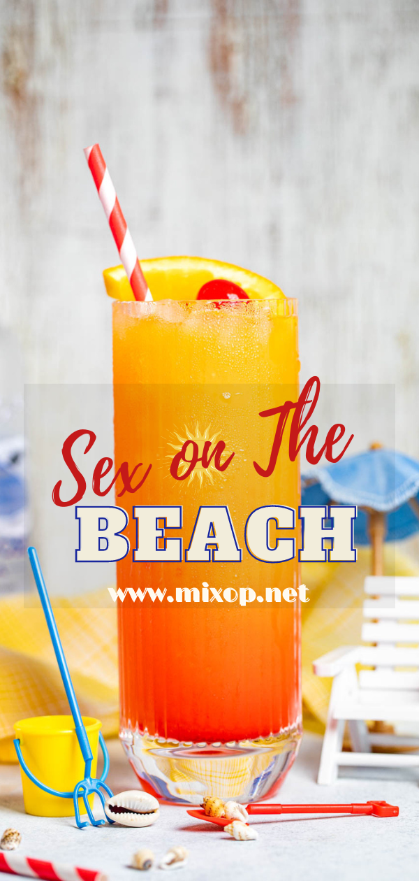 Sex on the Beach is another classic beach cocktail recipe that you must try on your next vacation, the combination of fruit juice with peach liqueur will make your sense of taste explode!


