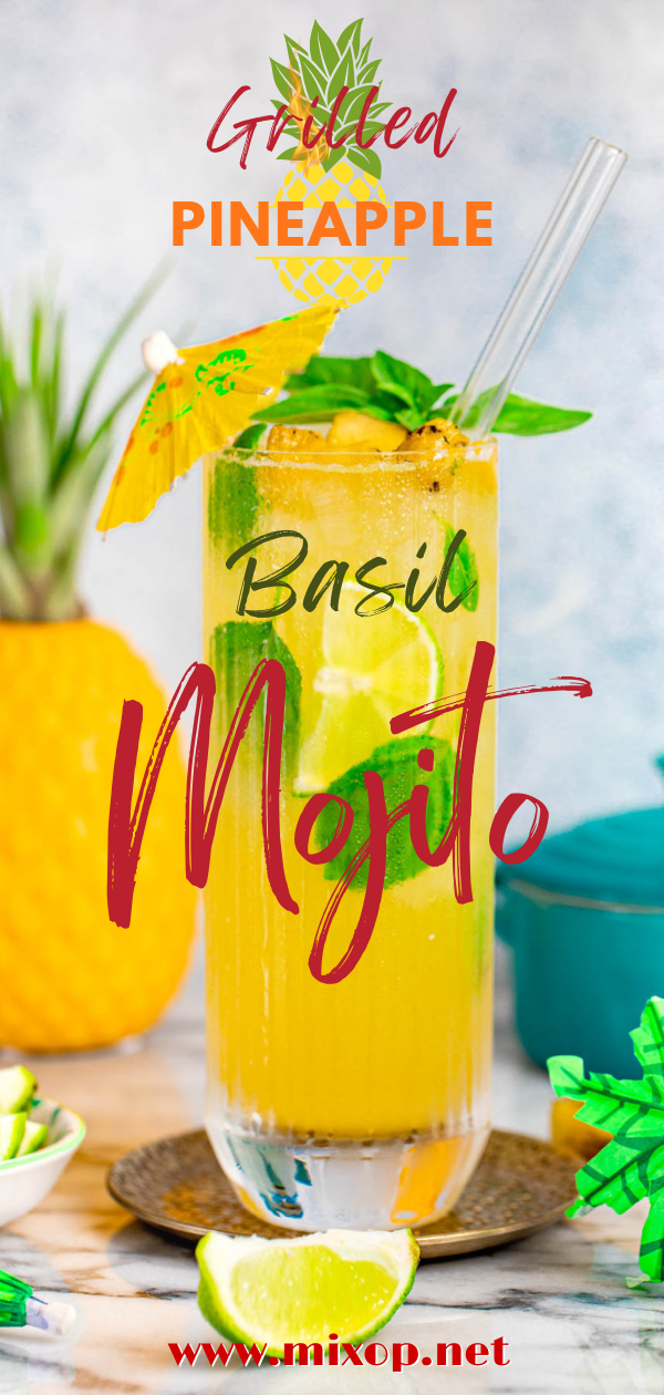 Pin Grilled Pineapple mojito