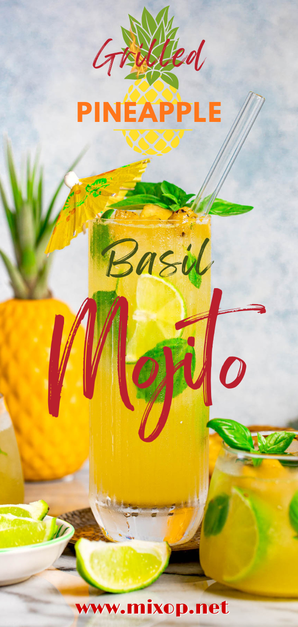 Grilled Pineapple Mojito Mixop