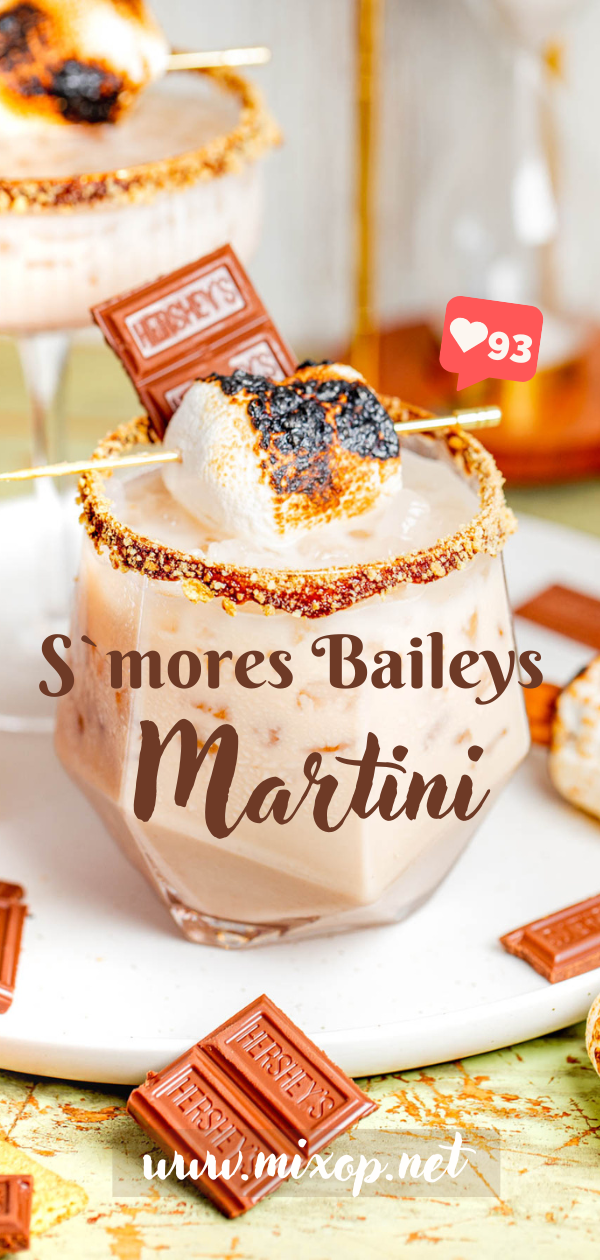 Pin for Best S'mores Martini Recipe