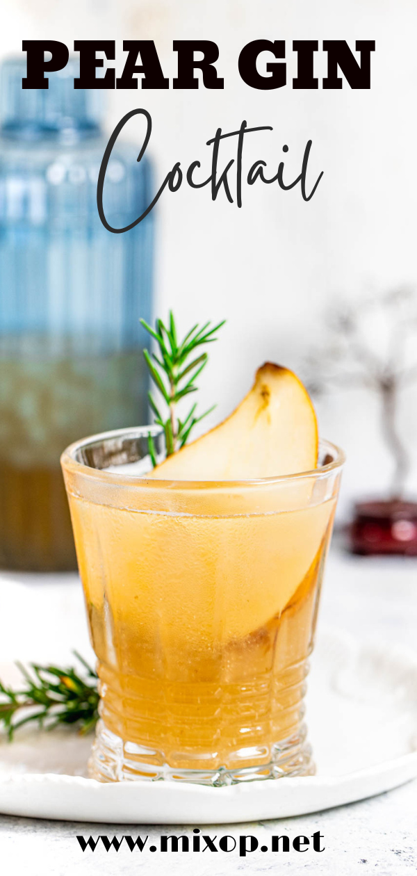 Pinterest Photo for Pear cocktail