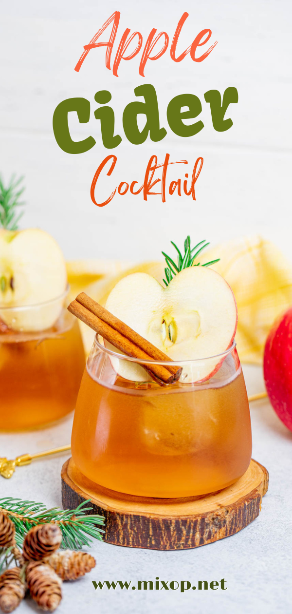 Pin for Apple Cider Cocktail 