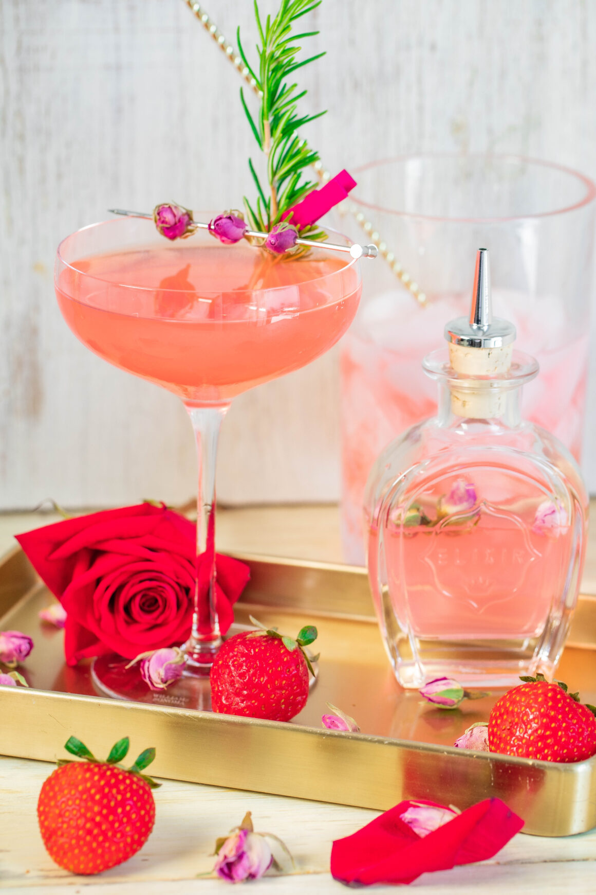 Strawberry Roses Martini Mixop